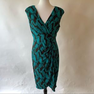 London Style faux wrap dress